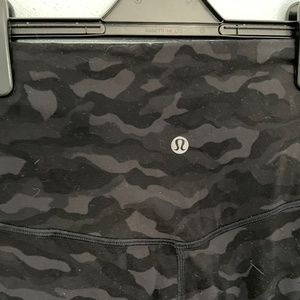 Lululemon black camo align leggings